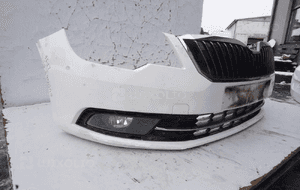 Zderzak przód halogeny skoda superb ii 2 lift LF9E 3