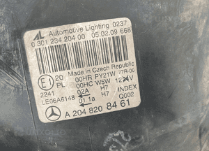 Mercedes c-klasa W204 lampa prawa 07-11 3