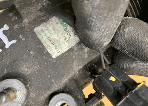 Sprężarka pompa klimatyzacji Hyundai IX35 1.7 CRDI F500-DX9FA04 5