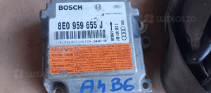 Konsola poduszki pasy AIRBAG sensor zestaw naprawczy Audi A4 B6 11