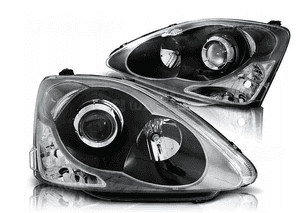 Lampy Reflektory Honda CIVIC 7 VII OD 2001 DO 2006 HB Soczewki DEPO 1