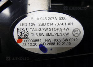 Skoda enyaq iv lampa lewy tył lewa tylna led oem 13