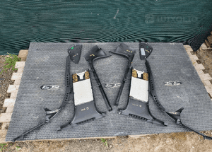 Oslona Slupka Progu Plastik Tapicerka Czarne Soul AUDI A4 B6 B7 5