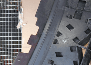 Atrapa grill znaczek citroen c3 lift fl KKN czerwony 9653053777 4