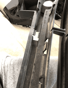 Kratka atrapa zderzak przód przedni porsche cayenne 7P5 lift 7P5807683M 3
