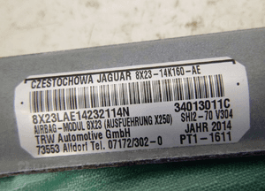 Jaguar xf X250 kurtyna powietrzna airbag prawa lewa oryginał nieregenerowany 7