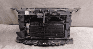 ) PAS PRZEDNI MAZDA 3 1.6 2006 BENZYNA WZMOCNIENIE CZOŁOWE CHŁODNICA WENTYLATOR 1