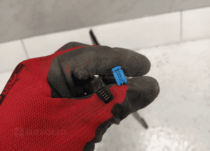 Bmw 5 G60 G61 lusterko zewnętrzne prawe asferyczne asystent 9+6 pin kompletne uk oryginał 5