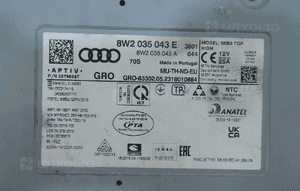 AUDI STEROWNIK MODUŁ NAWIGACJA CZYTNIK MULTIMEDIALNY MIB3 8W2035043E 10