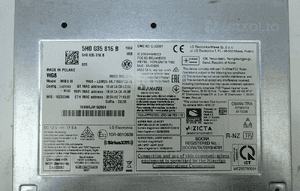 Czytnik multimedia MIB3 vw golf viii 8 5h0035816b 5