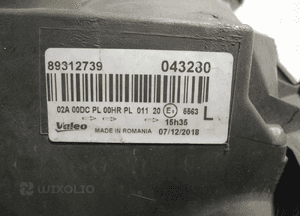Renault megane ii lift soczewka lampa przednia lewa 9