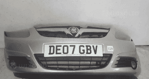 Zderzak przód przedni do opel corsa d Z157 srebrny halogeny 1