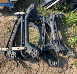 porsche cayenne mk1 touareg q7 sanki ława przód trawers kołyska 2