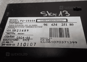 Peugeot 407 zmieniarka płyt cd 9663425180 6