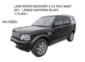 Land Rover Discovery 4 3.0 tdv6 306dt 2011 LRC820 Santorini Black wybierak tunel kluczyk stacyjka 2