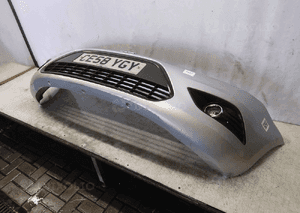 Zderzak przód przedni ford focus MK.2 ii lift fl 03 srebrny halogeny 2