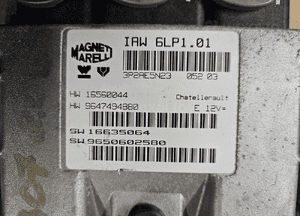Peugeot 307 407 Citroen C4 C5 C8  1.8 2.0 16V komputer sterownik silnika IAW IAW 6LP1      9650602580 8