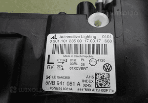 Lampa lewa lewy full led vw tiguan ii r line 5NB 6
