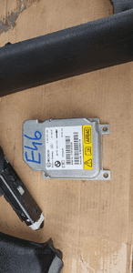 Konsola AIRBAG pasy poduszki sensor BMW 3 E46 komplet 9