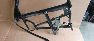 Mechanizm podnośnik szyby ramka prawy tył Audi A6 C5 3