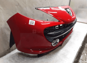 Zderzak przód przedni do peugeot 207 czerwony kkn urban move halogeny 2