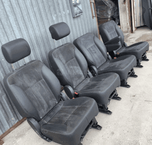 MERCEDES R 251  fotel fotele tylne skora +  alcantara czarna skóra idealne 5