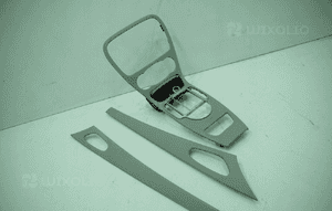 Ramka decor skora konsoli listwy drzwi mercedes SL350 SL500 sl R230 7