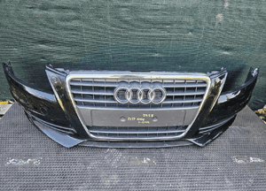 Zderzak Przód Przedni S-Line Czarny LZ9Y Atrapa Gril Kratki Halogeny Audi A4 B8 Sedan Kombi 08 2
