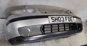 Zderzak przód przedni do volkswagen vw polo 9N LA7W srebrny 4