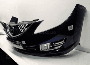 Zderzak przód przedni do mazda 6 gh ii 2 35J granat granatowy halogeny 3