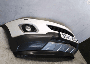 Zderzak przód przedni opel antara lift fl biały spryskiwacze lamp xenon halogeny 2
