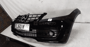 Zderzak przód przedni do mercedes a klasa W169 a klasa lift fl 197 czarny halogeny 2