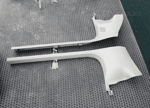 Oslona Slupka Progu Plastik Tapicerka Wnetrza PlatinHell AUDI A4 B6 B7 10