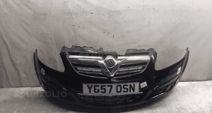 Zderzak przód przedni opel corsa d Z20R czarny 1