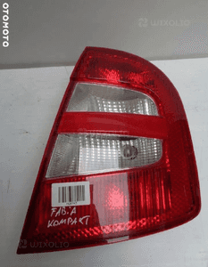 Lampy tylne lewa prawa SKODA FABIA 2