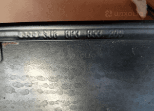 Listwa osłona nakładka słupka lewa Audi A3 8P 3D 8P3853289 5