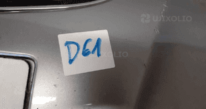 Zderzak przód przedni do opel insignia a 1 i halogeny Z179 szary 2
