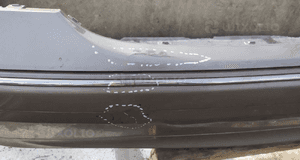 MERCEDES C 203 sedan zderzak tył tylny      A 2038851625 6