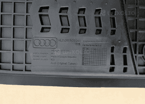 Dywaniki gumowe Audi Q7 4L2061501 przód RL 5