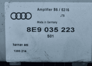Audi A4 B6 glosnik tuba z bagaznika kombi 02-05 5