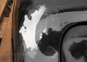 CITROEN C1 EXL BŁOTNIK TYLNY CZARNY 3