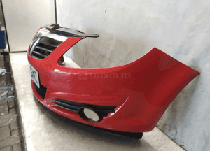 ^ ZDERZAK PRZÓD PRZEDNI DO OPEL CORSA D Y547 CZERWONY HALOGENY 3