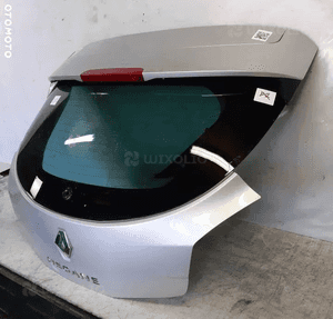 Klapa bagażnika tył tylna renault megane iii 3 coupe 3D 3 drzwi hb TED69 srebrny 2