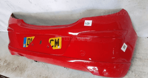 Zderzak tył tylny do opel corsa d kod kolor Y547 czerwony 3