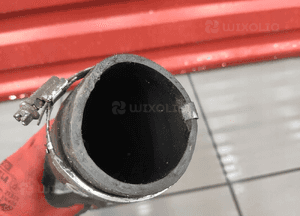 Jaguar xf X250 3.0D rura dolot gumowy przewód intercoolera zdrowa 4