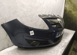 Zderzak przód przedni opel corsa d Z168 szary popielaty 2