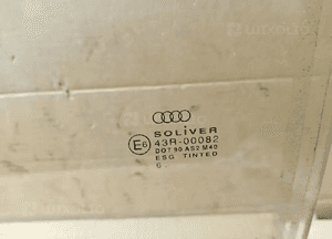 Szyba drzwi lewy przód przednia lewa Audi A3 8L AS2 5