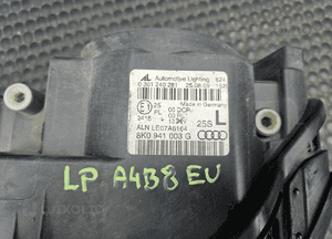 Lampy 8K0941003G 8K0941004G Lampa Reflektor Lewy Prawy Przod Przednie Bi Xenon Skretne Przetwornica EU Audi A4 B8 11