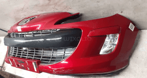 Zderzak przód przedni peugeot 308 lkrd bordo bordowy halogeny 3