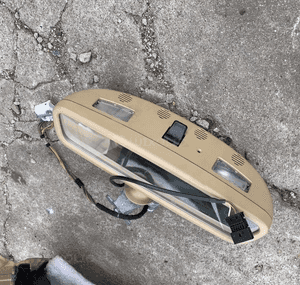 mercedes ml gl 164 uszczelki plastiki beżowe beż osłona słupek 10